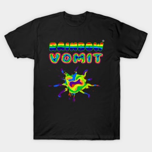 Rainbow Vomit (Design 3) T-Shirt